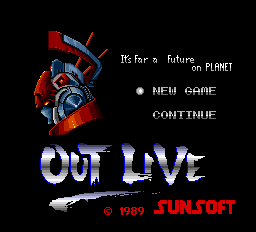 Out Live (English translation) Title Screen